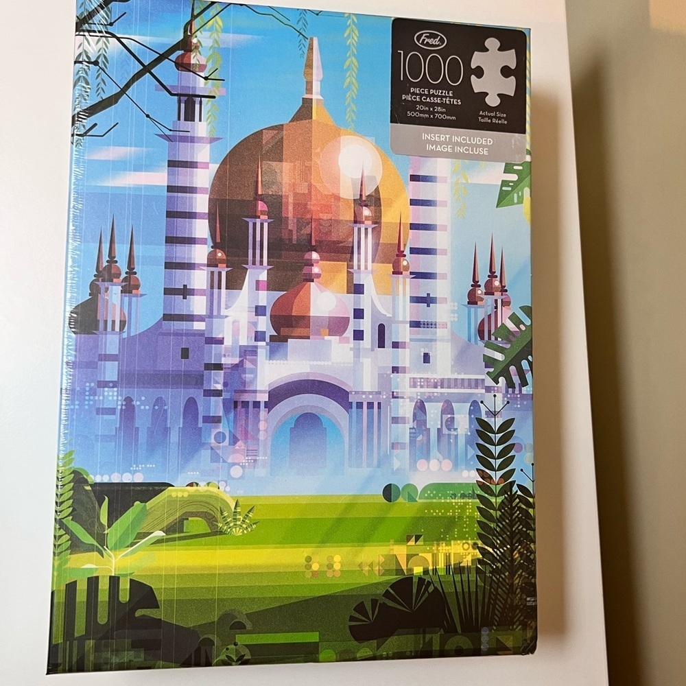 ❗️4/$65❗️Fred Temple 1000-piece puzzle.‎ By artist James Gilleard.